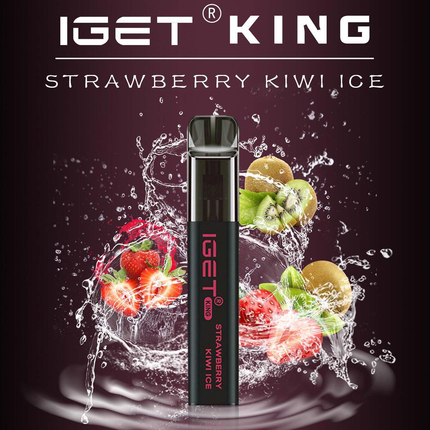 IGET King 2600 Puffs Strawberry Kiwi Ice