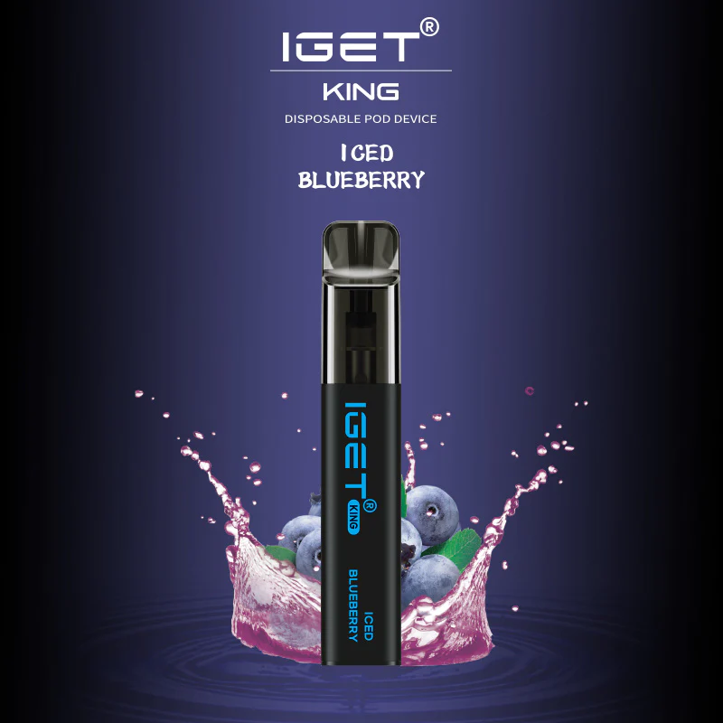IGET King 2600 Puffs Iced Blueberry