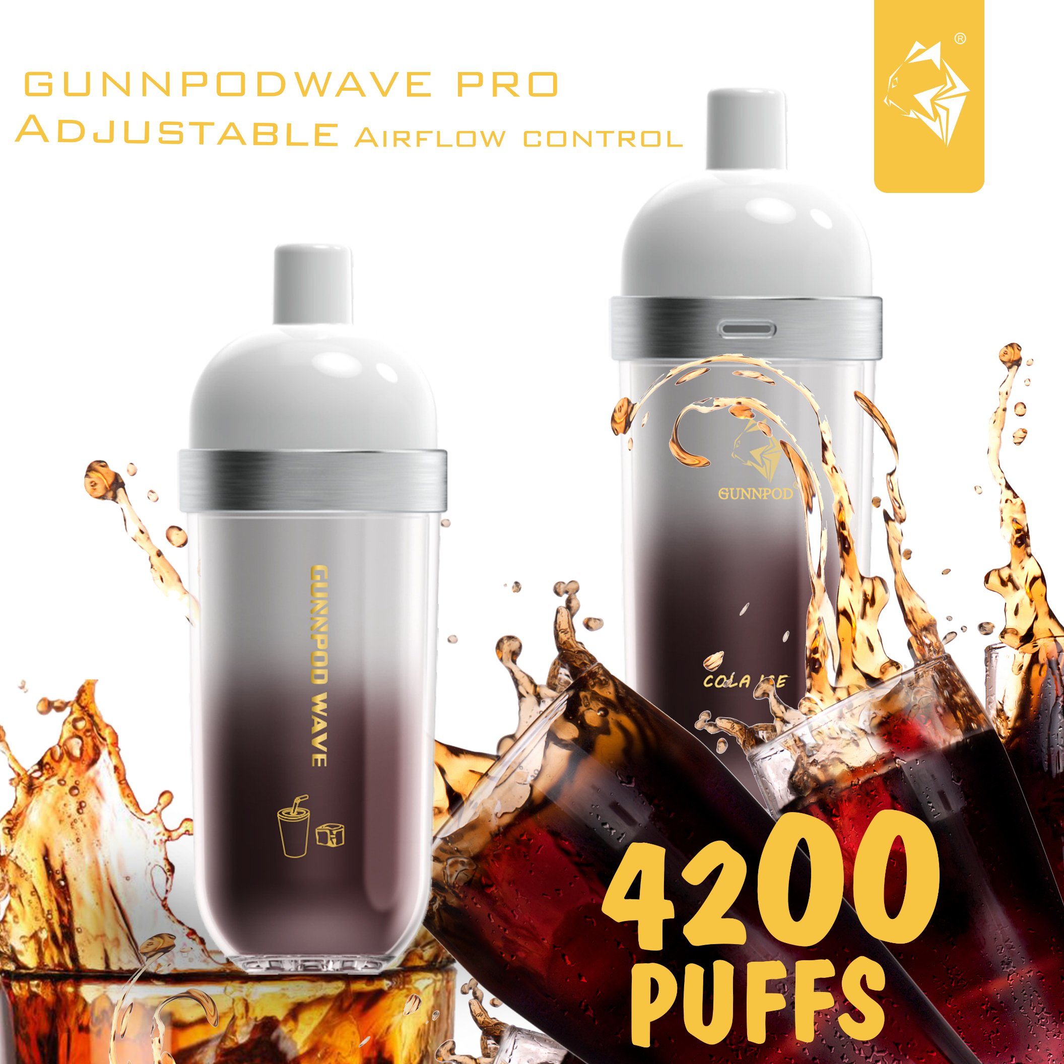 Gunnpod Wave Pro 4200 Cola Ice