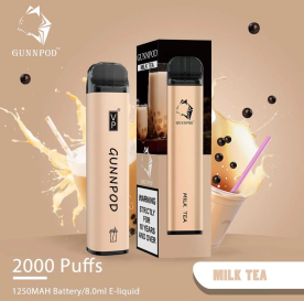 Gunnpod Classic 2000 Puffs Milk Tea