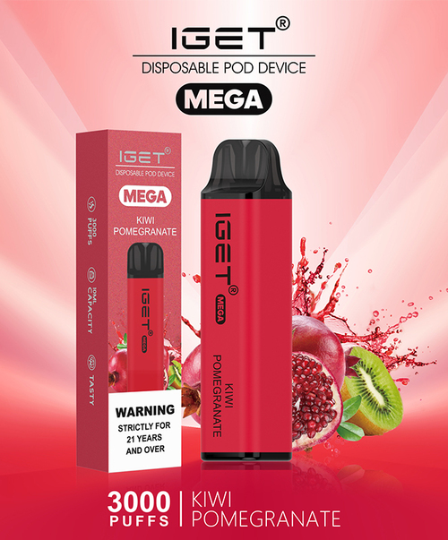 IGET Mega 3000 Puffs Kiwi Pomegranate