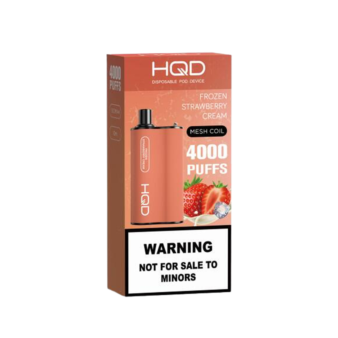 HQD Box 4000 Puffs – Frozen strawberry cream