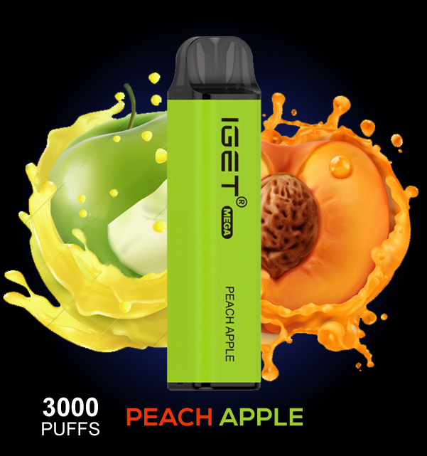 IGET Mega 3000 Puffs Peach Apple