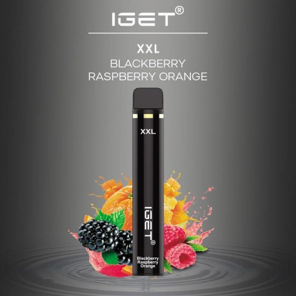 IGET XXL 1800 Puffs Blackberry Raspberry Orange