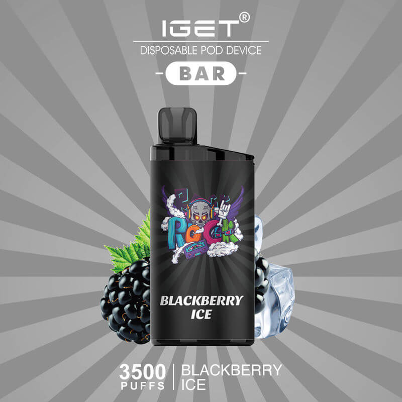 IGET Bar 3500 Puffs Blackberry Ice