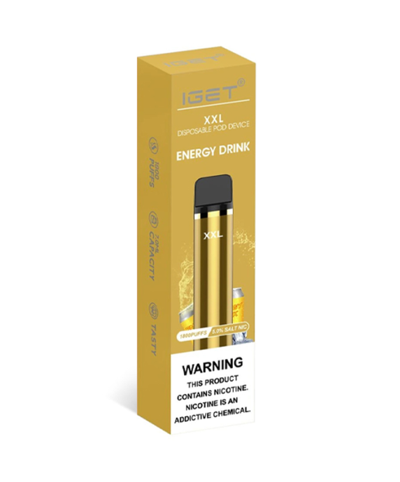 IGET XXL 1800 Puffs Energy Drink