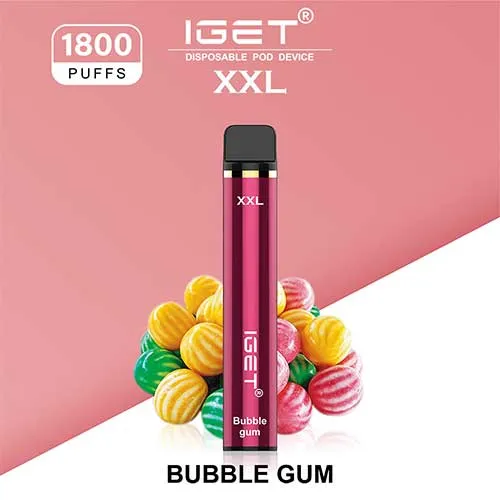IGET XXL 1800 Puffs Bubble Gum