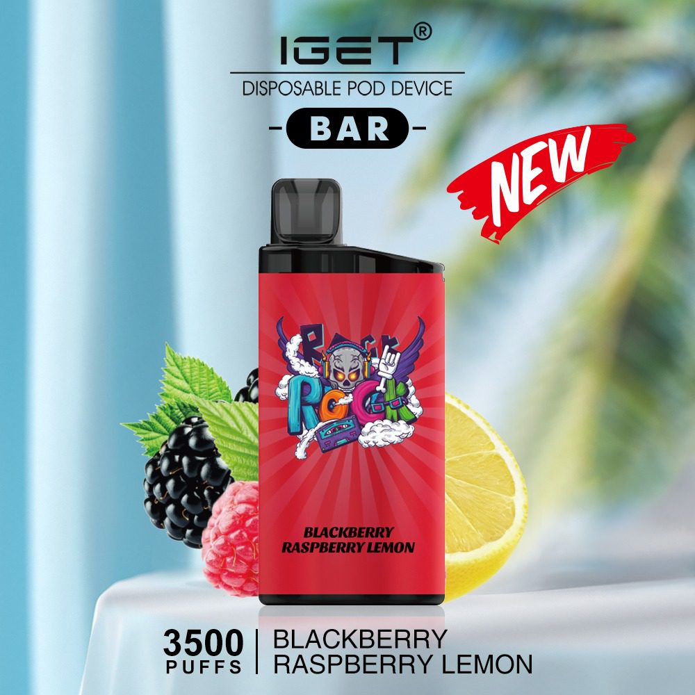 IGET Bar 3500 Puffs Blackberry Raspberry Lemon