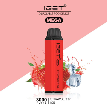 IGET Mega 3000 Puffs Strawberry Ice