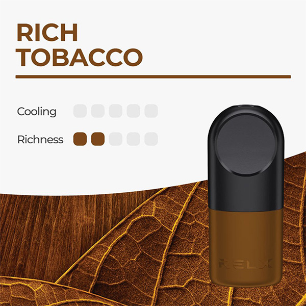 RELX Infinity Pod 5% Rich Tobacco (Cuban cigars)