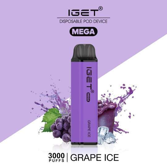 IGET Mega 3000 Puffs Grape Ice