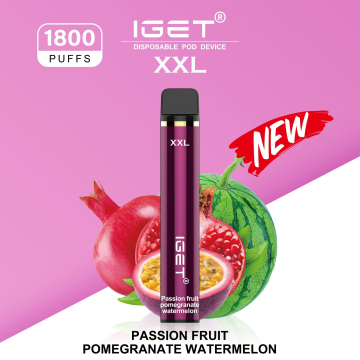 IGET XXL 1800 Puffs Passion Fruit Pomegranate Watermelon