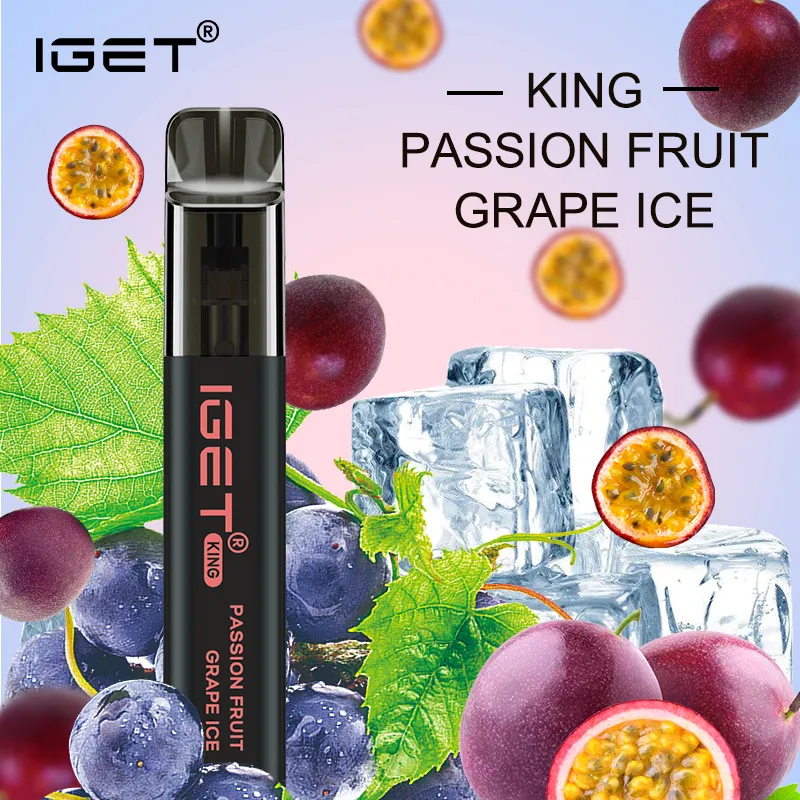 IGET King 2600 Puffs Passion Fruit Grape Ice