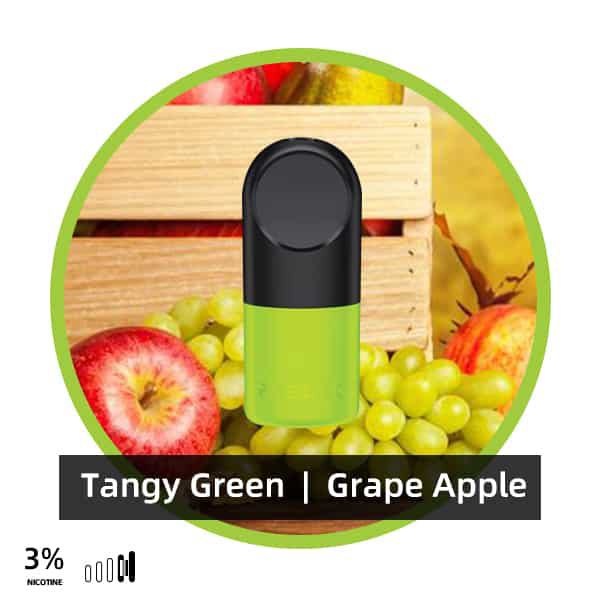 RELX Infinity Pod 3% Tangy Green (Grape Apple)