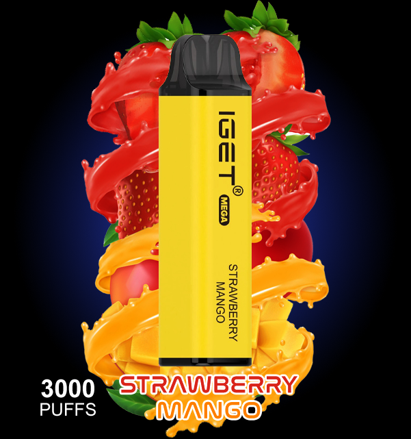 IGET Mega 3000 Puffs Strawberry Mango