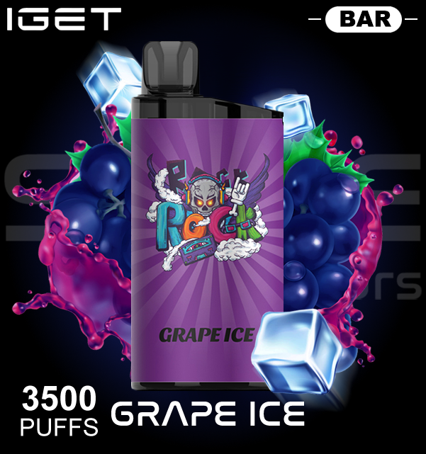 IGET Bar 3500 Puffs Grape Ice