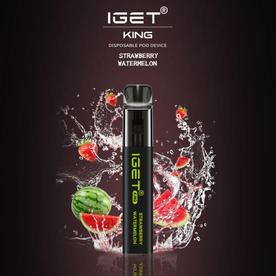 IGET King 2600 Puffs Strawberry Watermelon