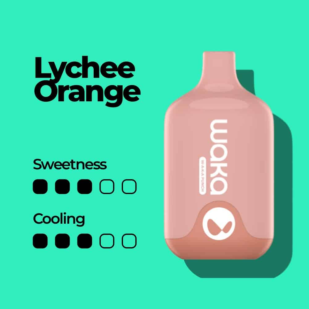 Waka Smash 6000 Lychee Orange