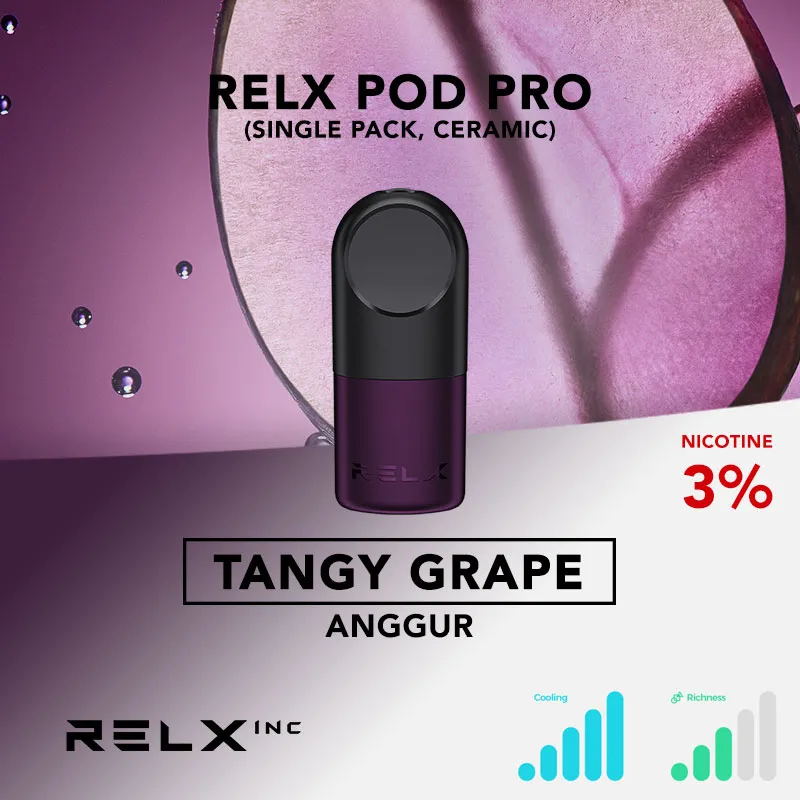 RELX Infinity Pod 3% Tangy Purple (Grape)