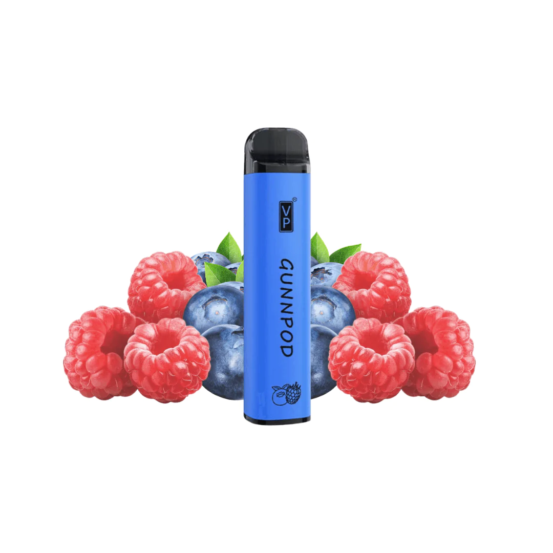 Gunnpod Classic 2000 Puffs Blueberry Raspberry