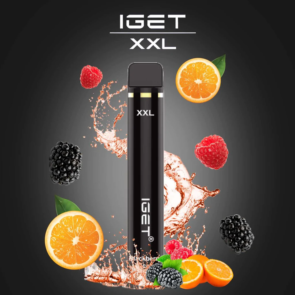 IGET XXL 1800 Puffs Blackberry Raspberry Orange