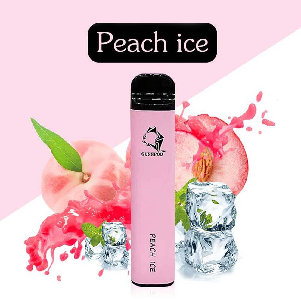 Gunnpod Classic 2000 Puffs Peach Ice