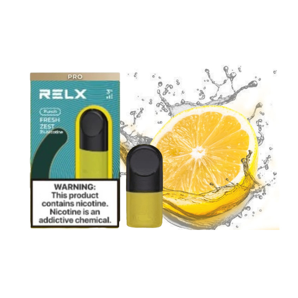 RELX Infinity Pod 3% Fresh Zest (Lemon water) New