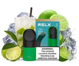 RELX Phantom POD Lemon Sparking water 3 pods packed