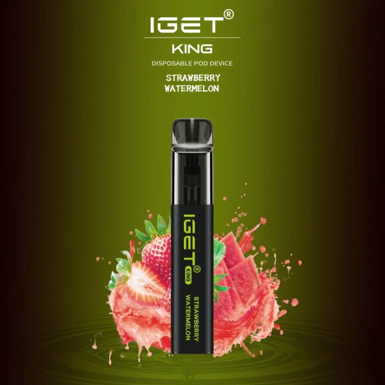 IGET King 2600 Puffs Strawberry Watermelon