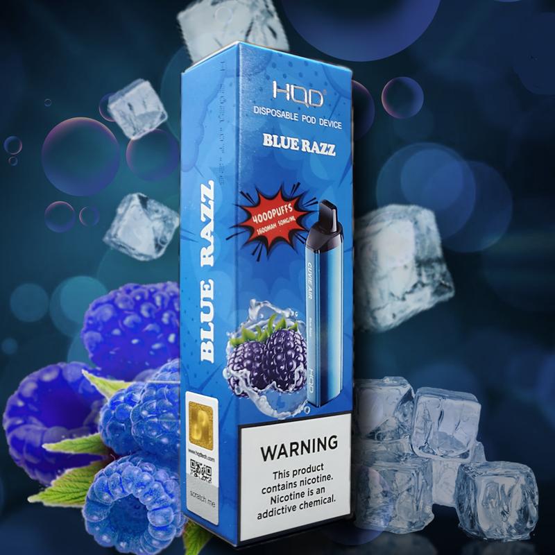 HQD Cuvie Air 4000 Puffs (Rechargeable) – Blue Razz