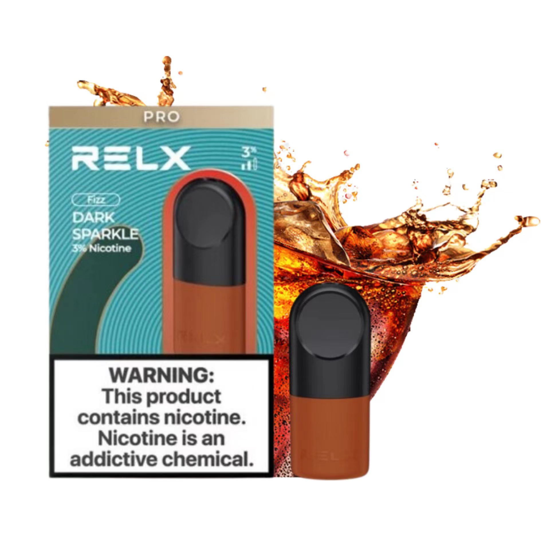 RELX Infinity Pod 3% Dark Sparkle (Cola)