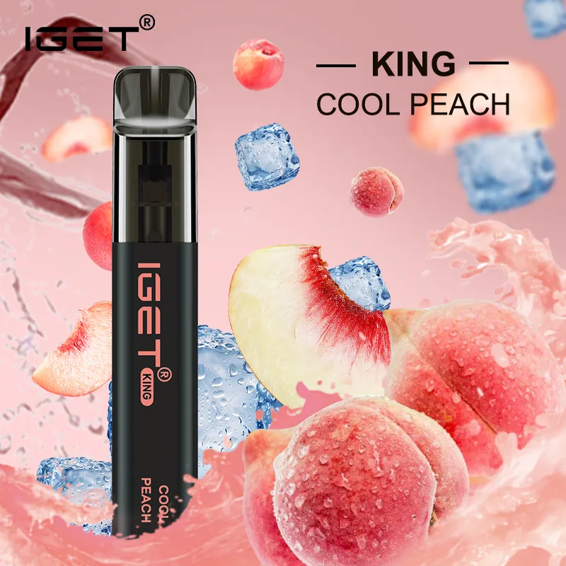 IGET King 2600 Puffs Cool Peach