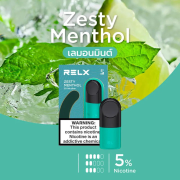 RELX Infinity Pod 5% Zest Menthol (Lemon Lime) New