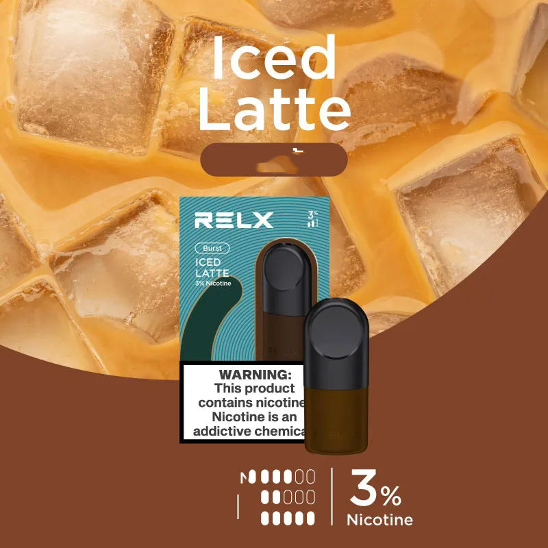RELX Infinity Pod 3% Iced Latte