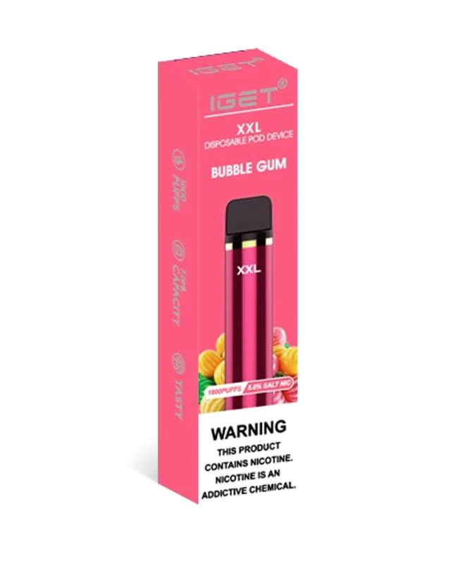 IGET XXL 1800 Puffs Bubble Gum