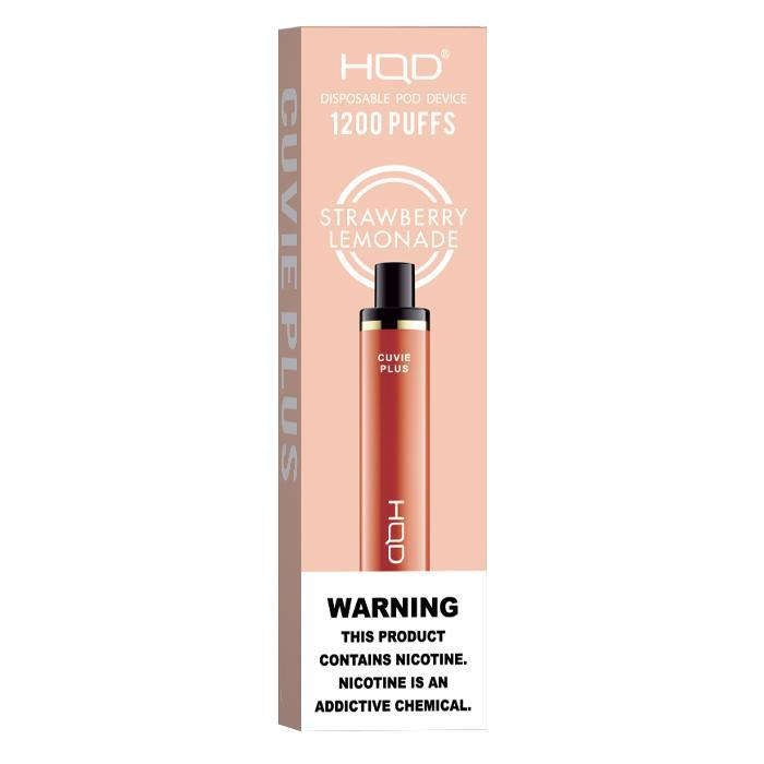 HQD Cuvie Plus – 1200 Puffs Vape – Strawberry Lemonade