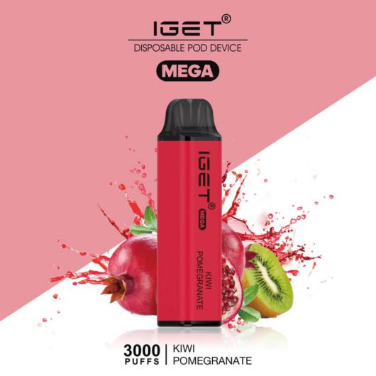 IGET Mega 3000 Puffs Kiwi Pomegranate