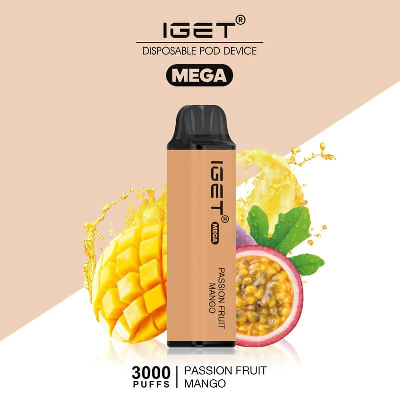 IGET Mega 3000 Puffs Passion Fruit Mango