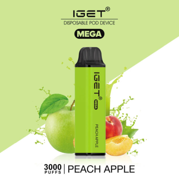 IGET Mega 3000 Puffs Peach Apple