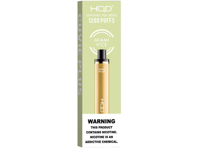 HQD Cuvie Plus – 1200 Puffs Vape – Miami Vice (Banana&Avocado)