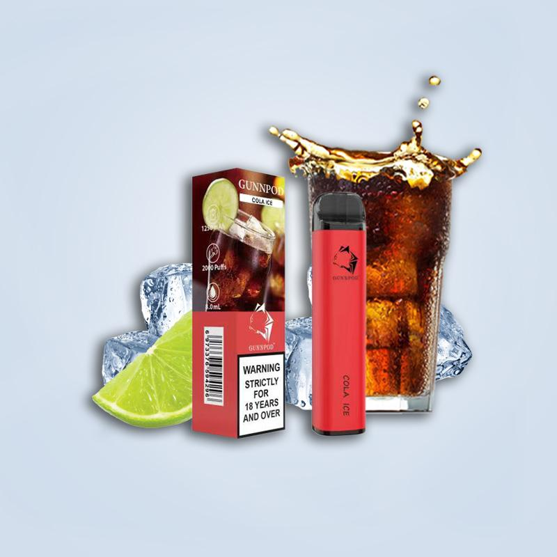 Gunnpod Classic 2000 Puffs Cola Ice