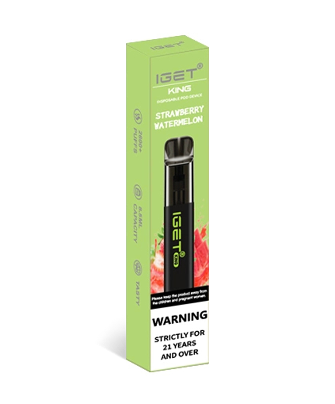 IGET King 2600 Puffs Strawberry Watermelon