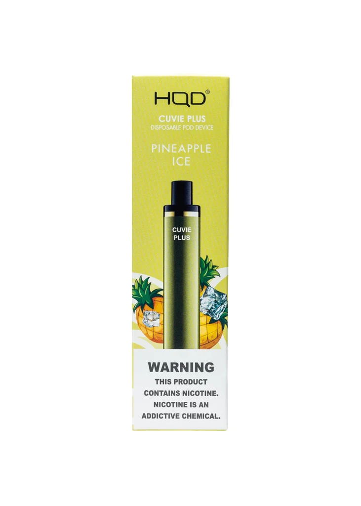 HQD Cuvie Plus – 1200 Puffs Vape – Pineapple Ice