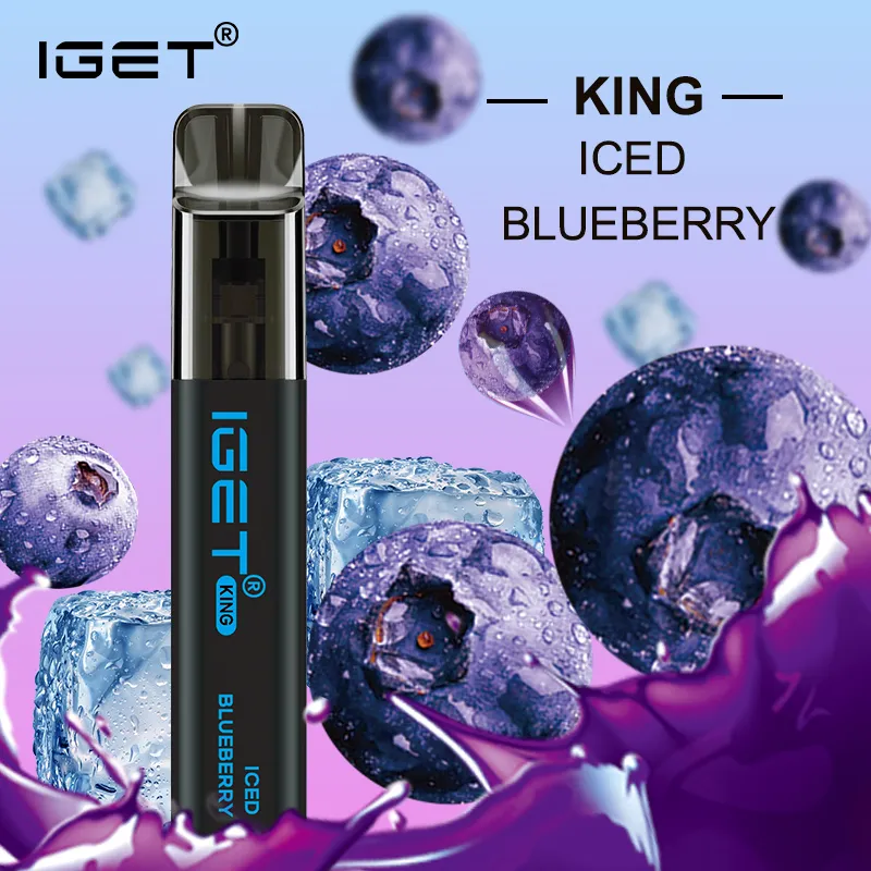 IGET King 2600 Puffs Iced Blueberry