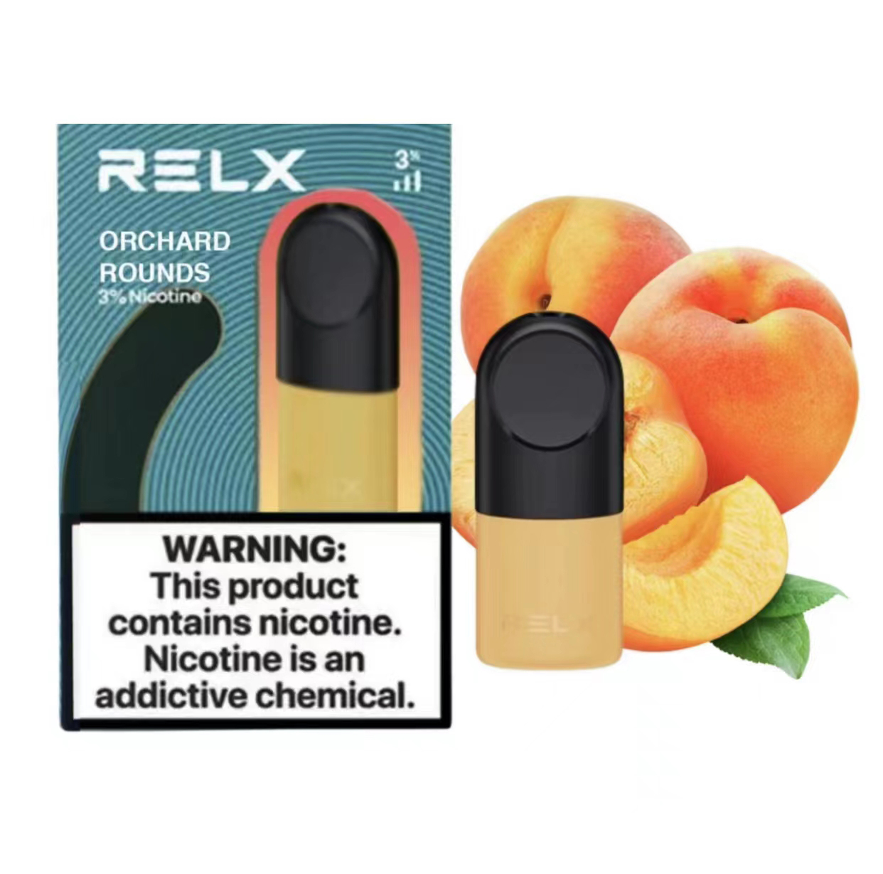 RELX Infinity Pod 3% Orchard Rounds (Peach)