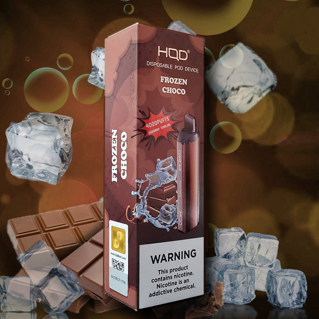 HQD Cuvie Air 4000 Puffs (Rechargeable) – Frozen Choco New!