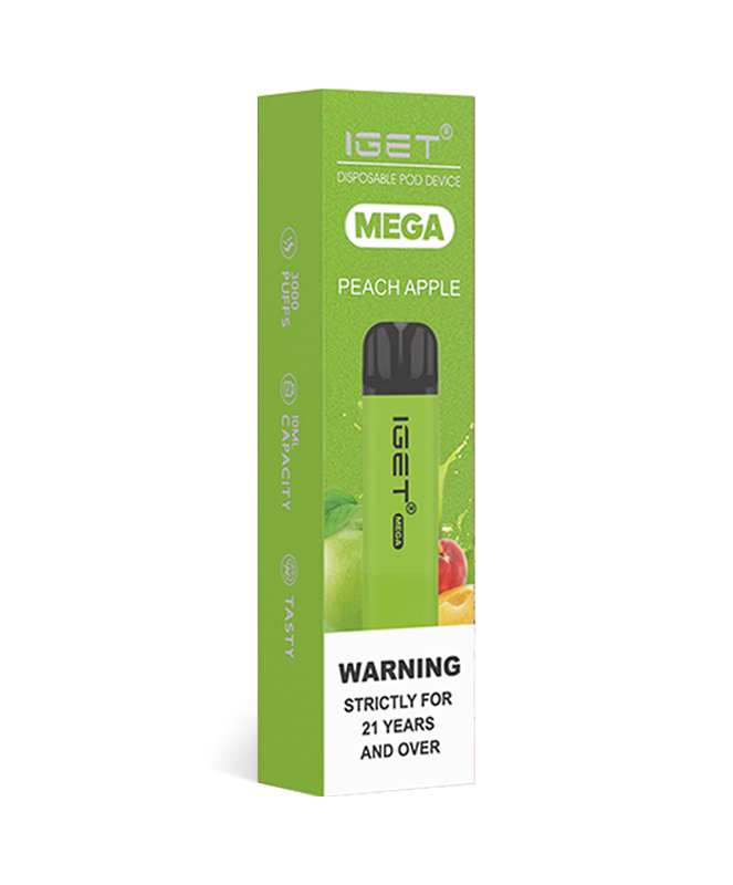 IGET Mega 3000 Puffs Peach Apple
