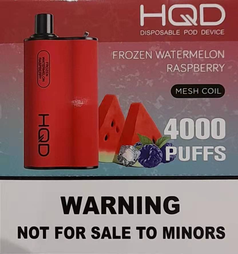 HQD Box 4000 Puffs – Frozen watermelon raspberry