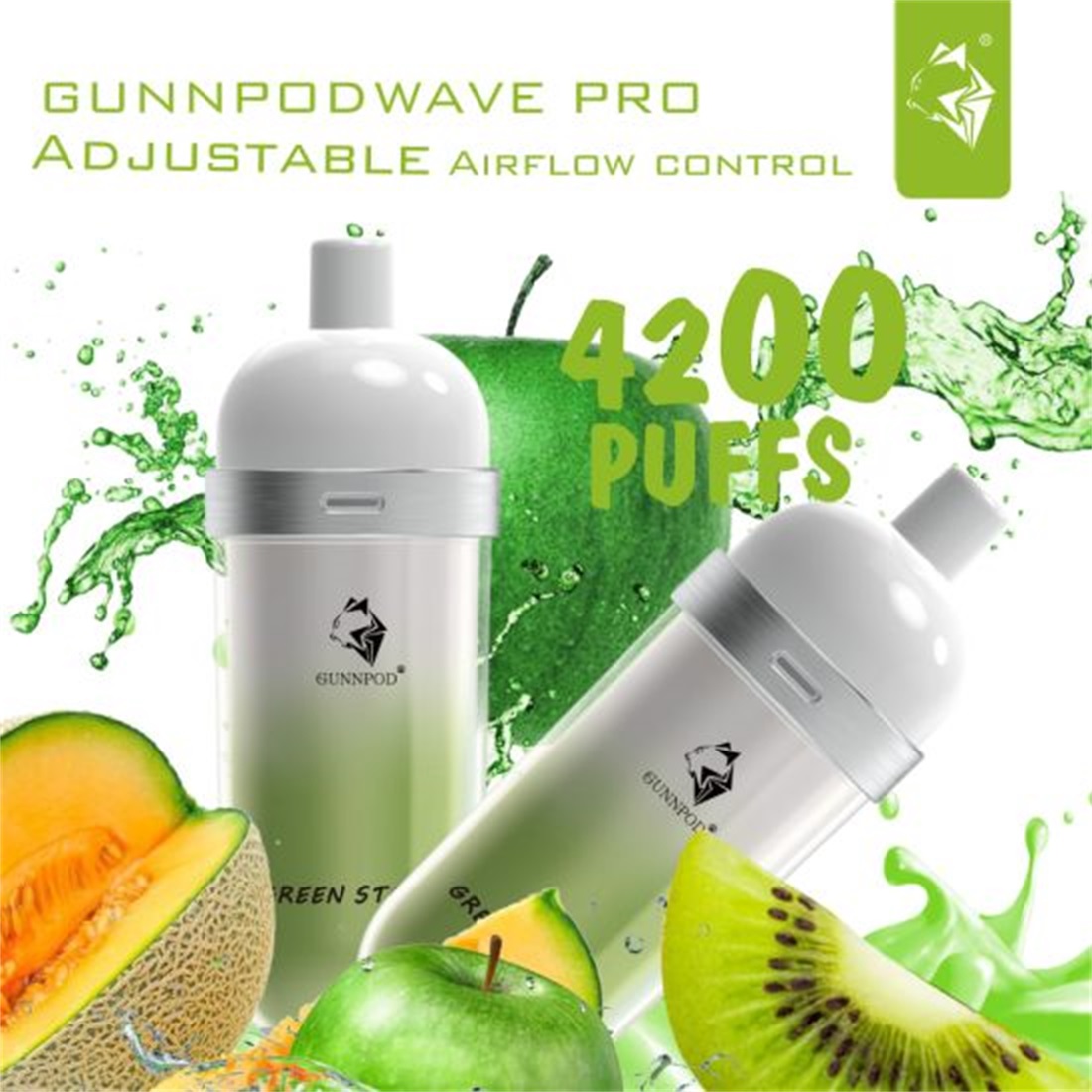 Gunnpod Wave Pro 4200 Green Storm