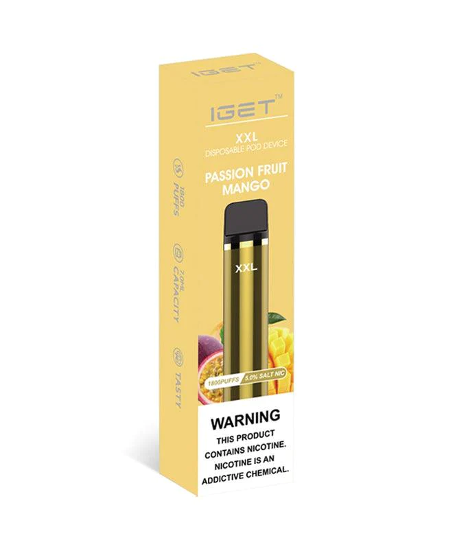 IGET XXL 1800 Puffs Passion Fruit Mango